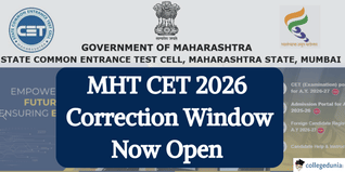 MHT CET 2026 Correction Window Now Open; Edit Application Form till March 7 @cetcell.mahacet.org